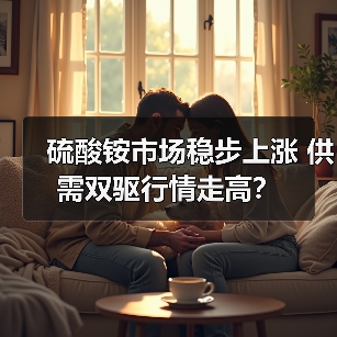 硫酸铵市场稳步上涨 供需双驱行情走高?(图1) 硫酸铵市场稳步上涨 供需双驱行情走高?(图1)
