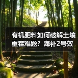 有机肥料如何破解土壤重茬难题?海补2号效果解析(图3) 有机肥料如何破解土壤重茬难题?海补2号效果解析(图3)