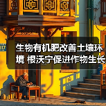 生物有机肥改善土壤环境 根沃宁促进作物生长技术解析(图4) 生物有机肥改善土壤环境 根沃宁促进作物生长技术解析(图4)