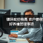 银环蛇价格高 农户要做好养殖管理事项（图2）