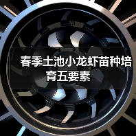 春季土池小龙虾苗种培育五要素(图1) 春季土池小龙虾苗种培育五要素(图1)