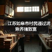 江苏如皋市村民通过泥鳅养殖致富(图1) 江苏如皋市村民通过泥鳅养殖致富(图1)