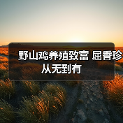 野山鸡养殖致富 屈香珍从无到有(图1) 野山鸡养殖致富 屈香珍从无到有(图1)