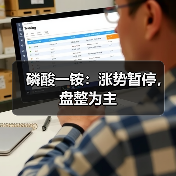 磷酸一铵:涨势暂停,盘整为主(图1) 磷酸一铵:涨势暂停,盘整为主(图1)