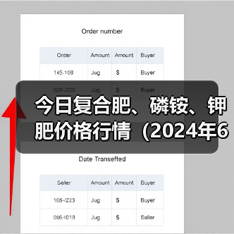 今日复合肥、磷铵、钾肥价格行情(2024年6月17日)(图1) 今日复合肥、磷铵、钾肥价格行情(2024年6月17日)(图1)