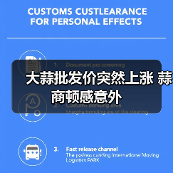 大蒜批发价突然上涨 蒜商顿感意外(图1) 大蒜批发价突然上涨 蒜商顿感意外(图1)