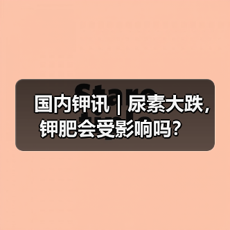 国内钾讯 | 尿素大跌，钾肥会受影响吗？（图3）