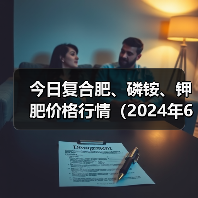 今日复合肥、磷铵、钾肥价格行情(2024年6月25日)(图1) 今日复合肥、磷铵、钾肥价格行情(2024年6月25日)(图1)