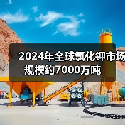 2024年全球氯化钾市场规模约7000万吨（图3）