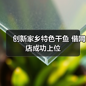 创新家乡特色干鱼 借网店成功上位(图3) 创新家乡特色干鱼 借网店成功上位(图3)