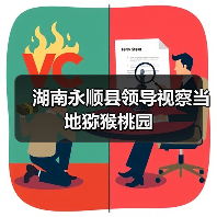 湖南永顺县领导视察当地猕猴桃园 湖南永顺县领导视察当地猕猴桃园