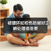 被银环蛇咬伤后做好正确处理很重要(图1) 被银环蛇咬伤后做好正确处理很重要(图1)