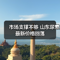 市场支撑不够 山东尿素最新价格回落 市场支撑不够 山东尿素最新价格回落