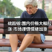 硫酸铵:国内价格大幅拉涨 市场谨慎情绪加重(图2) 硫酸铵:国内价格大幅拉涨 市场谨慎情绪加重(图2)
