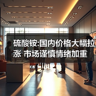 硫酸铵:国内价格大幅拉涨 市场谨慎情绪加重(图4) 硫酸铵:国内价格大幅拉涨 市场谨慎情绪加重(图4)