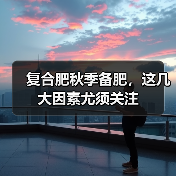复合肥秋季备肥,这几大因素尤须关注(图4) 复合肥秋季备肥,这几大因素尤须关注(图4)
