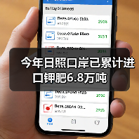 今年日照口岸已累计进口钾肥6.8万吨(图1) 今年日照口岸已累计进口钾肥6.8万吨(图1)