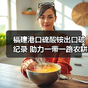 福建港口硫酸铵出口破纪录 助力一带一路农耕物资运输(图4) 福建港口硫酸铵出口破纪录 助力一带一路农耕物资运输(图4)